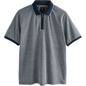 Next Shirt  navy / azuur / offwhite