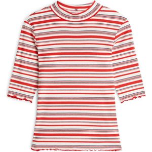 TOMMY HILFIGER Shirt  rood / zwart / wit