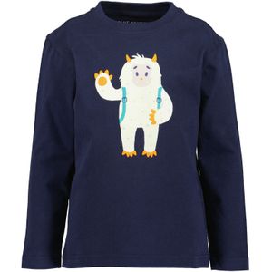 BLUE SEVEN Shirt  cyaan blauw / donkerblauw / safraan / wit