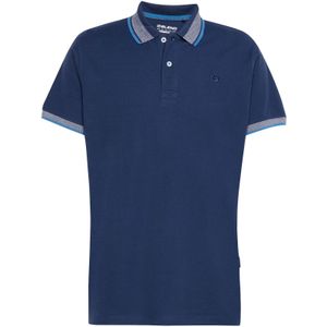 BLEND Shirt  navy / lichtblauw / wit