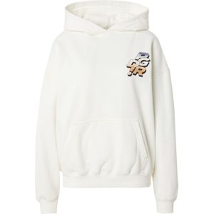 Pegador Sweatshirt 'Howitt'  beige gemêleerd / blauw gemêleerd / zwart / wit