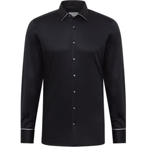 Eterna - Overhemd - Zwart - Slim fit - NON IRON (strijkvrij)