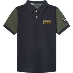 Hackett London Shirt 'Heritage Rally'  nachtblauw / goudgeel / donkergroen / offwhite