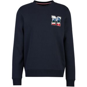 19V69 ITALIA Sweatshirt 'Nico Wintergames'  blauw / navy / groen / rood