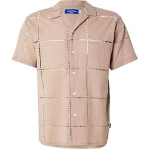 JACK & JONES Overhemd 'JORSUMMER LUKE'  mokka