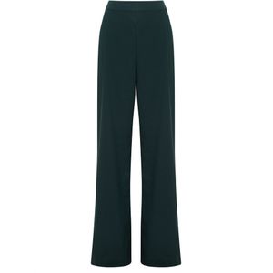 Tussah Bandplooibroek 'DREW'  donkergroen