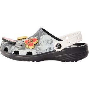 Crocs - Elvis Classic - Klompen - Zwart-Wit - Met Jibbitz™-bedels