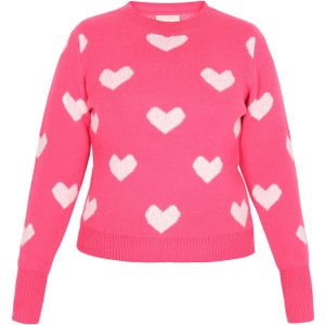 Jalene Trui  pink / wit