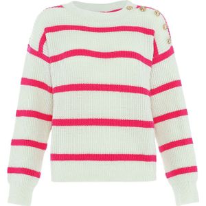 faina Trui  pink / wolwit