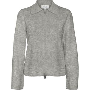 Awhanna - Gebreid Vest - Licht - Lange Mouwen - Regular Fit