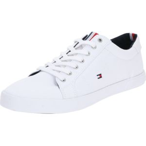 Tommy Hilfiger - ICONIC LONG LACE SNEAKER - Vrijetijdsschoen - Wit - Gevoerde Schacht