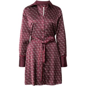 GUESS Blousejurk 'BLERTA'  wijnrood / karmijnrood / wit