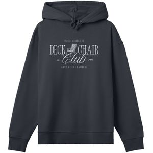 F4NT4STIC Sweatshirt 'Deck Chair Club Knut und Jan'  zwart / wit
