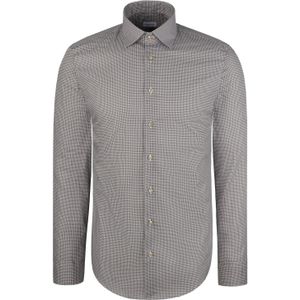 SEIDENSTICKER Zakelijk overhemd 'Schwarze Rose'  beige / donkerrood / zwart / wit