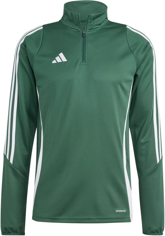 Adidas - Tiro24 - Sweatshirt - Met Halve Rits