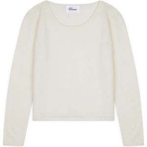 JUST CASHMERE Trui 'Vivian'  ivoor