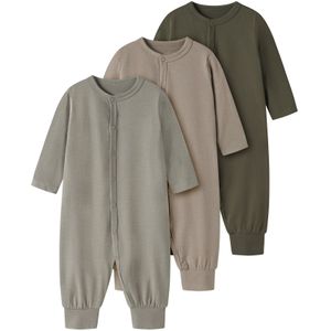 TWO SOON Nachtkledij  brokaat / kaki / olijfgroen