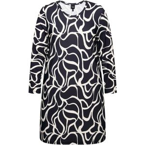 Ulla Popken Shirt  zwart / wit