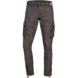 Indicode - Mathen - Cargobroek - Raven - 98% Katoen, Met Riem