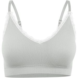 Yenita BH  lichtgrijs / wit