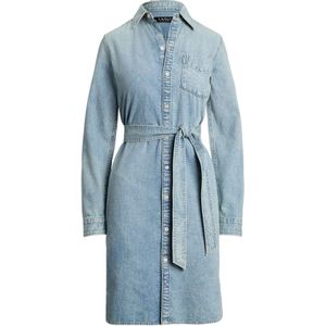 Lauren Ralph Lauren - Blousejurk - Lichtblauw - Denim - Knielengte