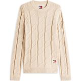 Tommy Jeans Trui  beige / navy / rood / wit
