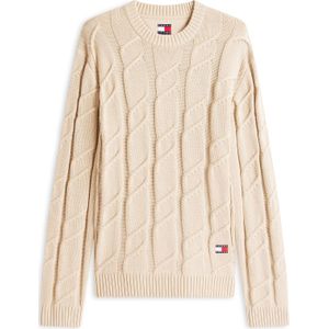 Tommy Jeans Trui  beige / navy / rood / wit