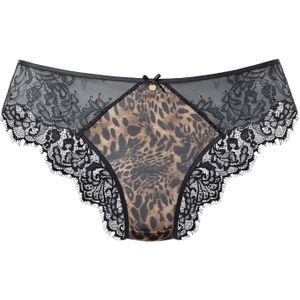 LASCANA Slip  beige / zwart