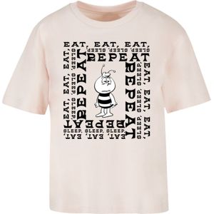 F4NT4STIC Shirt  rosé / zwart / wit