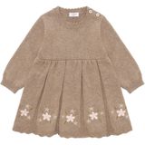 Hust & Claire - Klara - Jurk - Lichtbeige / Beige Gemêleerd / Olijfgroen / Pastelroze