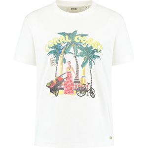 Shiwi Shirt 'Noa'  goudgeel / spar / rosa / wit