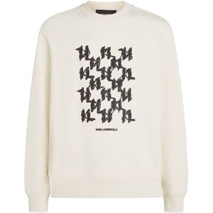 Karl Lagerfeld Sweatshirt  crème / zwart
