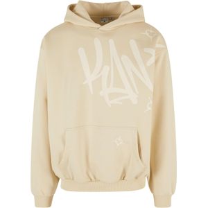 Karl Kani - Sweatshirt - Crème / Sand - Met Capuchon - Lange Mouw