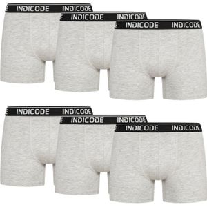 INDICODE JEANS Boxershorts ' Milano '  grijs / zwart