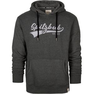 SPITZBUB Sweatshirt 'Emil'  lichtgrijs / donkergrijs / zwart