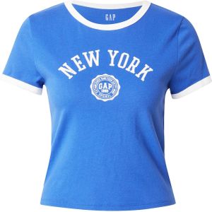 GAP Shirt  azuur / wit