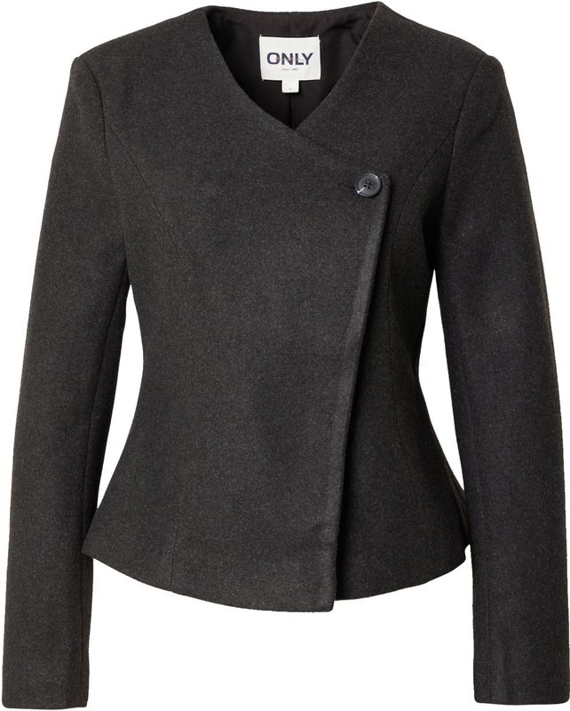 Only - Maika - Damesjas - Lange Mouwen - Italiaanse Kraag - Knoopsluiting