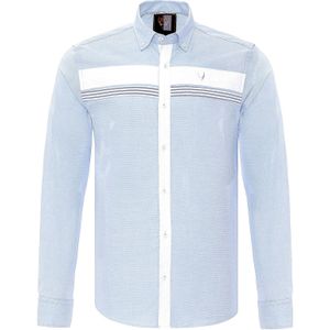By Diess Collection Overhemd  blauw / wit