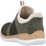 Rieker - N42G4 - Instappers - Kaki - Luchtdoorlaatbare Inlegzool