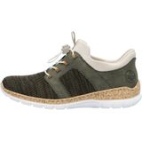 Rieker - N42G4 - Instappers - Kaki - Luchtdoorlaatbare Inlegzool