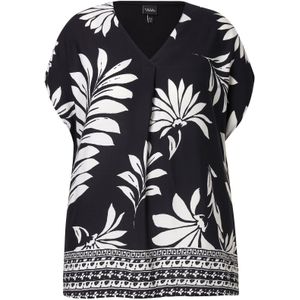 Ulla Popken Tuniek  zwart / wit