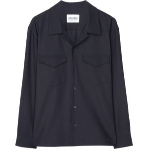 Seidensticker - Businessoverhemd - Donkerblauw - Regular Fit - Lange Mouwen