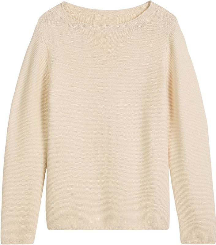Marc O'Polo - Trui - Sand - Knitwear - Lange Mouw