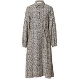 MSCH COPENHAGEN Blousejurk 'Cielo Amabella'  beige / zwart