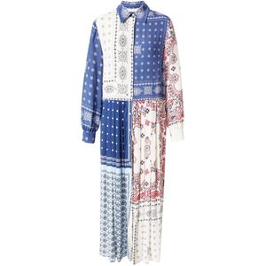 Weekend Max Mara Blousejurk 'ZUAI'  navy / lichtblauw / rood / wit
