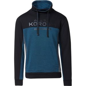 KOROSHI Sweatshirt  blauw / zwart