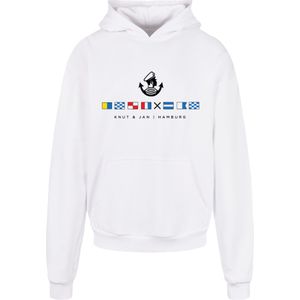 F4NT4STIC Sweatshirt 'Seglerfahnen Knut & Jan Hamburg'  navy / geel / rood / wit