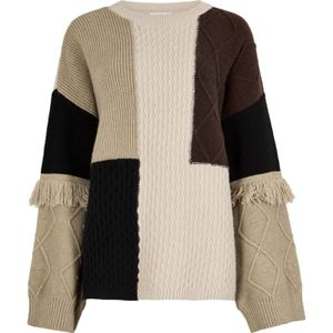 Apricot Trui  beige / bruin / zwart