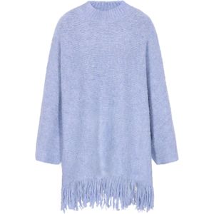 IZIA Oversized trui 'Boho'  blauw denim