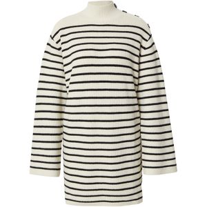 EDITED Jurk 'Femke'  zwart / wit